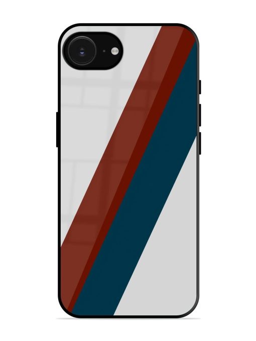 Slanted Stripes Glossy Soft Edge Case for Apple Iphone 16E
