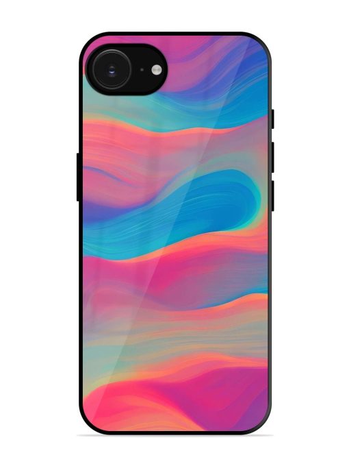 Wavy Wonder Glossy Soft Edge Case for Apple Iphone 16E