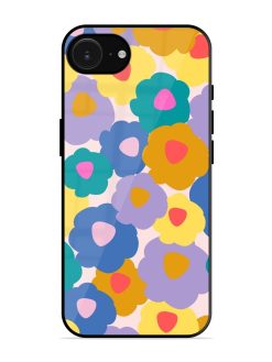 Flower Power Glossy Soft Edge Case for Apple Iphone 16E