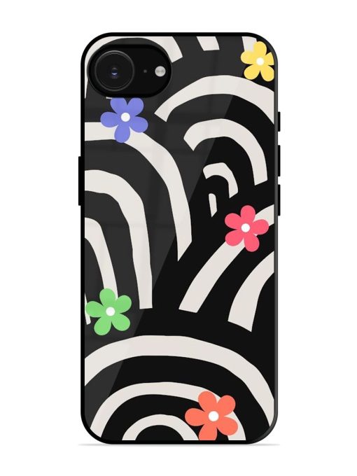 Rainbow Arcs Glossy Soft Edge Case for Apple Iphone 16E