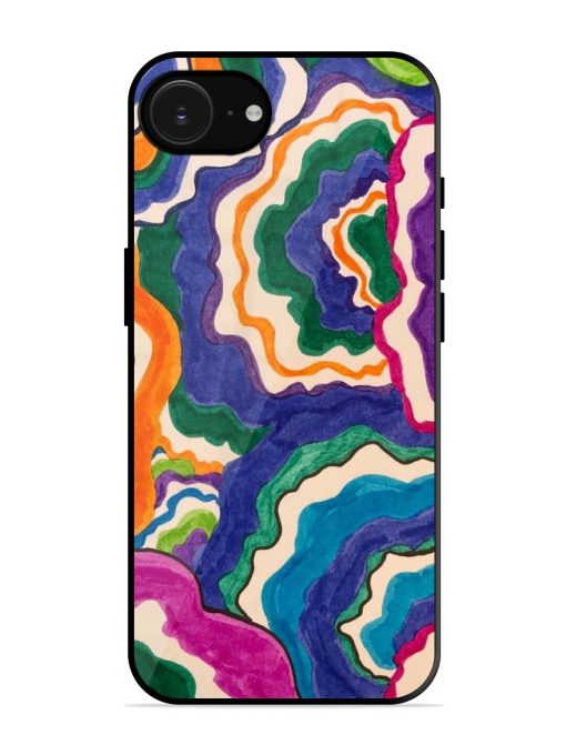 Wavy Wonder Glossy Soft Edge Case for Apple Iphone 16E