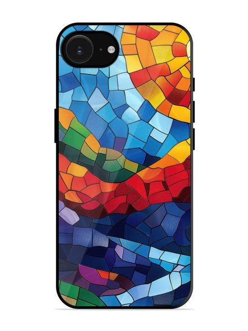 Mosaic Sunset Glossy Soft Edge Case for Apple Iphone 16E