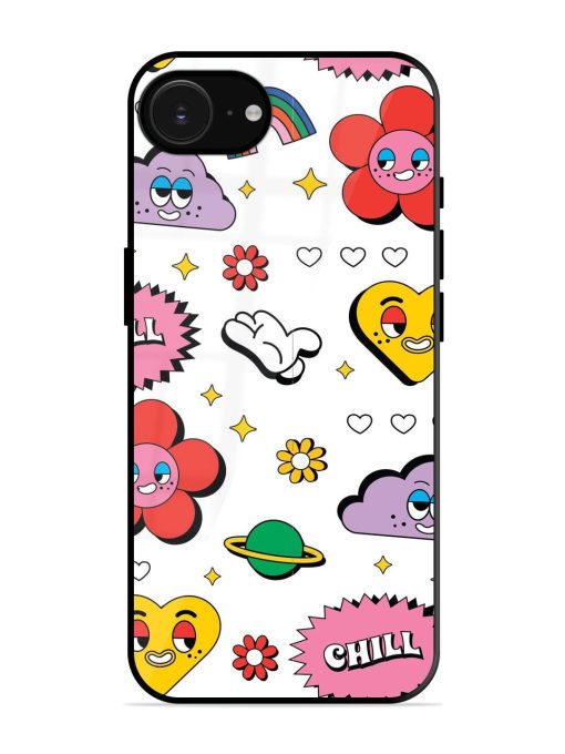 Whimsical Wonderland Glossy Soft Edge Case for Apple Iphone 16E