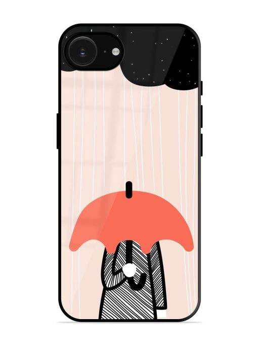 Stormy Weather, Shielded Soul Glossy Soft Edge Case for Apple Iphone 16E