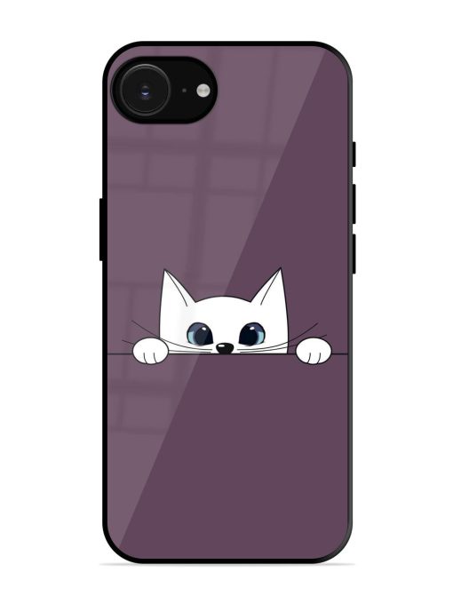 Peek-A-Boo Kitty Glossy Soft Edge Case for Apple Iphone 16E
