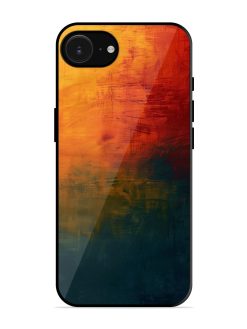 Golden Hour Canvas Glossy Soft Edge Case for Apple Iphone 16E