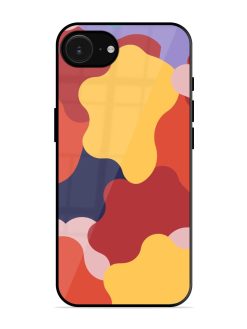 Gooey Color Chaos Glossy Soft Edge Case for Apple Iphone 16E