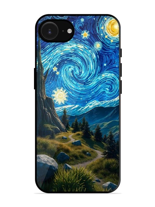 Starry Night In The Shire Glossy Soft Edge Case for Apple Iphone 16E