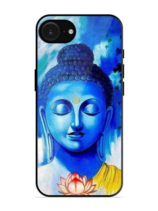 Serene Buddha With Lotus Glossy Soft Edge Case for Apple Iphone 16E