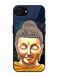 Buddha Face Glossy Soft Edge Case for Apple Iphone 16E