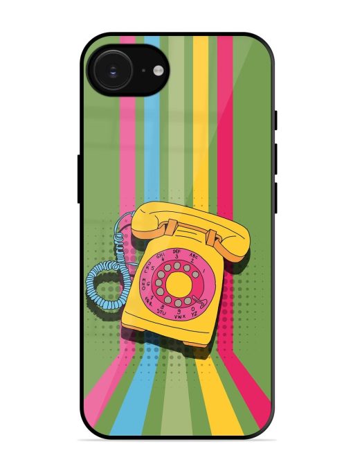 Retro Dialer Glossy Soft Edge Case for Apple Iphone 16E