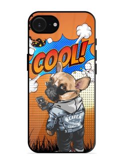Cool Pup Glossy Soft Edge Case for Apple Iphone 16E