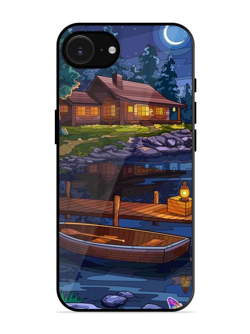 Moonlit Serenity Glossy Soft Edge Case for Apple Iphone 16E