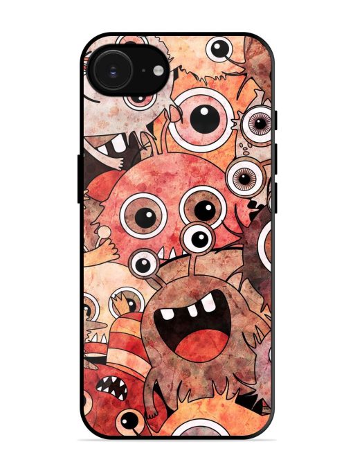 Monster Mash Glossy Soft Edge Case for Apple Iphone 16E