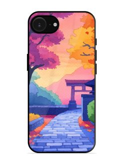 Autumnal Serenity Glossy Soft Edge Case for Apple Iphone 16E