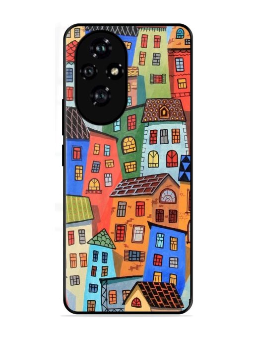Rainbow House Glossy Soft Edge Case for Honor 200 Pro (5G)