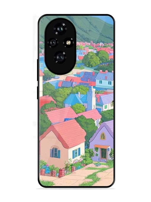 Pastel Paradise Glossy Soft Edge Case for Honor 200 Pro (5G)