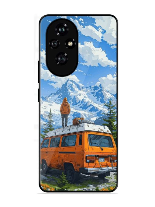 Mountaintop Solitude Glossy Soft Edge Case for Honor 200 Pro (5G)