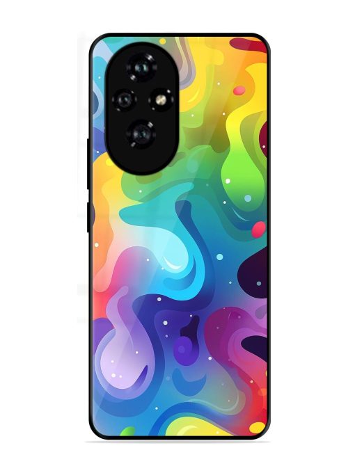 Rainbow River Glossy Soft Edge Case for Honor 200 Pro (5G)