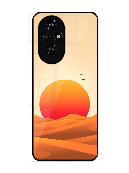 Desert Sunset Glossy Soft Edge Case for Honor 200 Pro (5G)