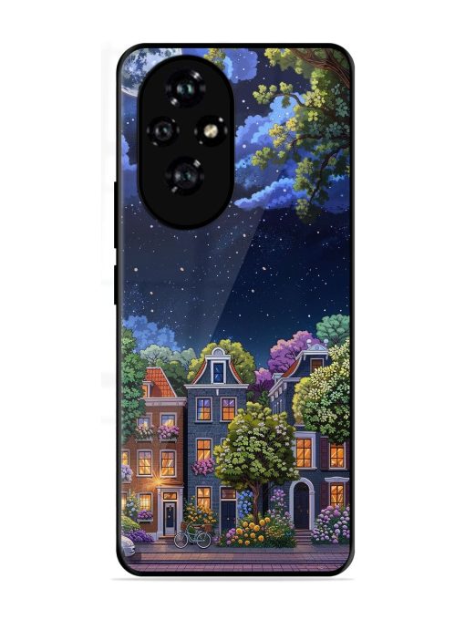 Moonlit Streets Glossy Soft Edge Case for Honor 200 Pro (5G)