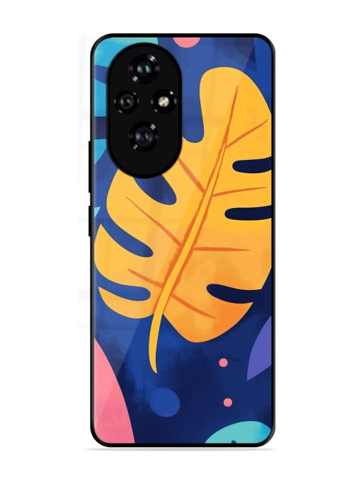 Tropical Tapestry Glossy Soft Edge Case for Honor 200 Pro (5G)