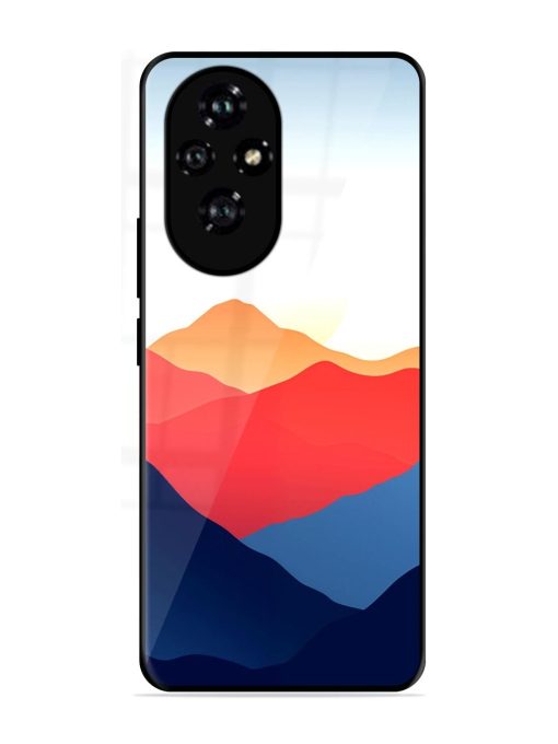 Sunset Peaks Glossy Soft Edge Case for Honor 200 Pro (5G)