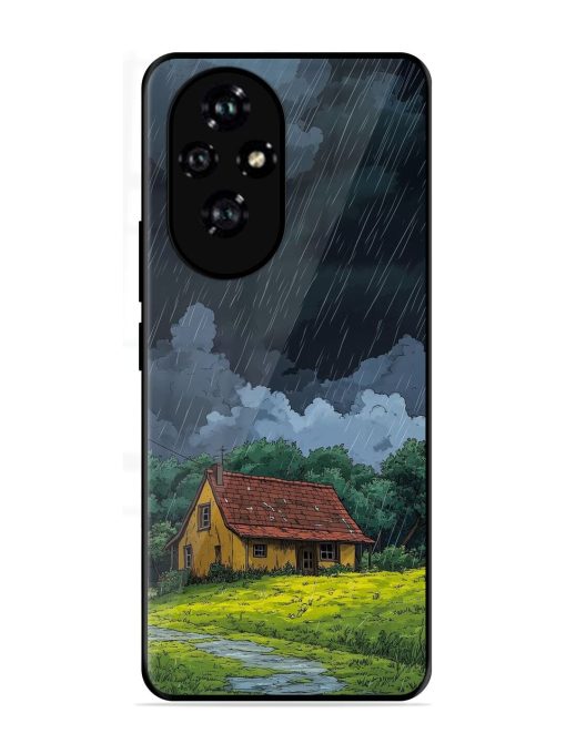 Rainy Day Retreat Glossy Soft Edge Case for Honor 200 Pro (5G)