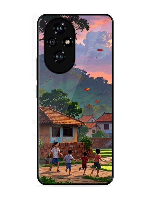 Sunset Play Glossy Soft Edge Case for Honor 200 Pro (5G)