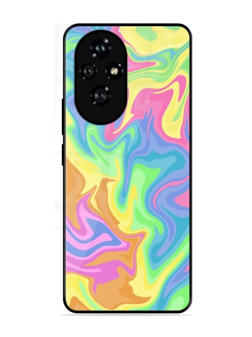 Whimsical Swirl Glossy Soft Edge Case for Honor 200 Pro (5G)