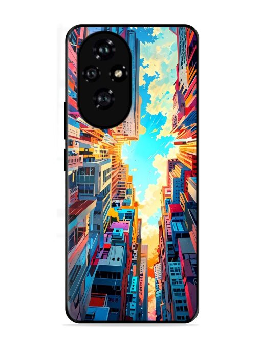 Skyward City Glossy Soft Edge Case for Honor 200 Pro (5G)