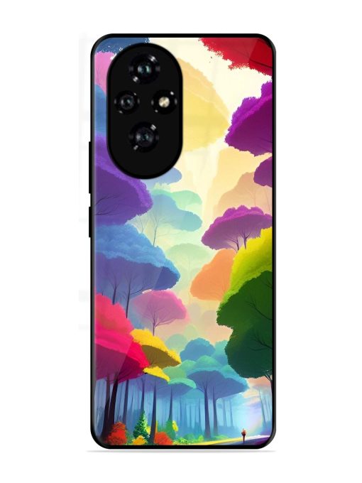 Rainbow Road Glossy Soft Edge Case for Honor 200 Pro (5G)