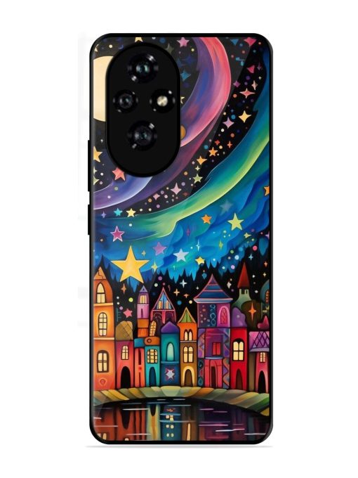 Starlit Village Glossy Soft Edge Case for Honor 200 Pro (5G)