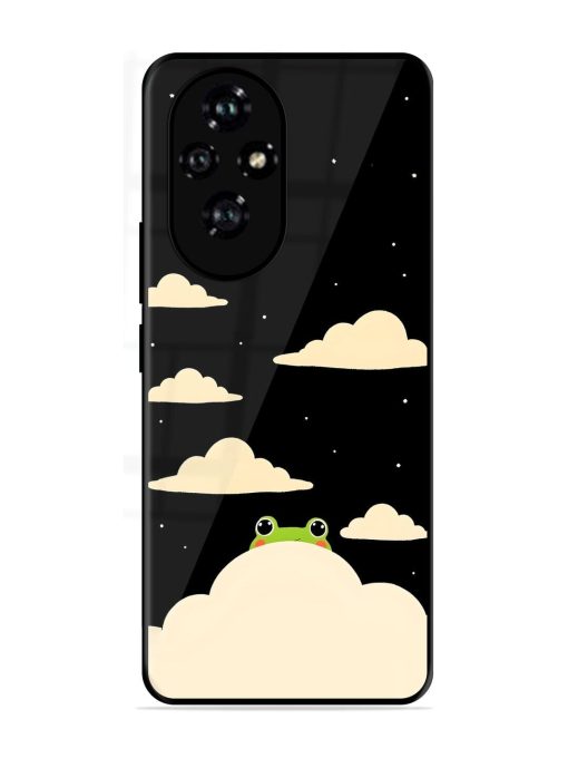 Froggy Night Sky Glossy Soft Edge Case for Honor 200 Pro (5G)