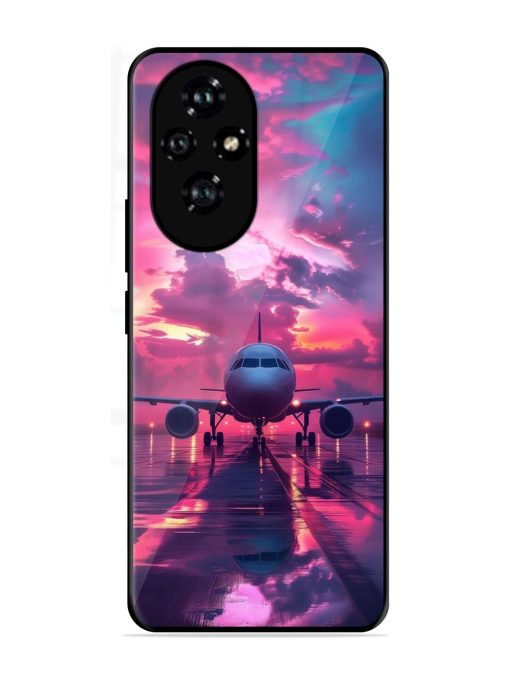 Neon Runway Glossy Soft Edge Case for Honor 200 Pro (5G)