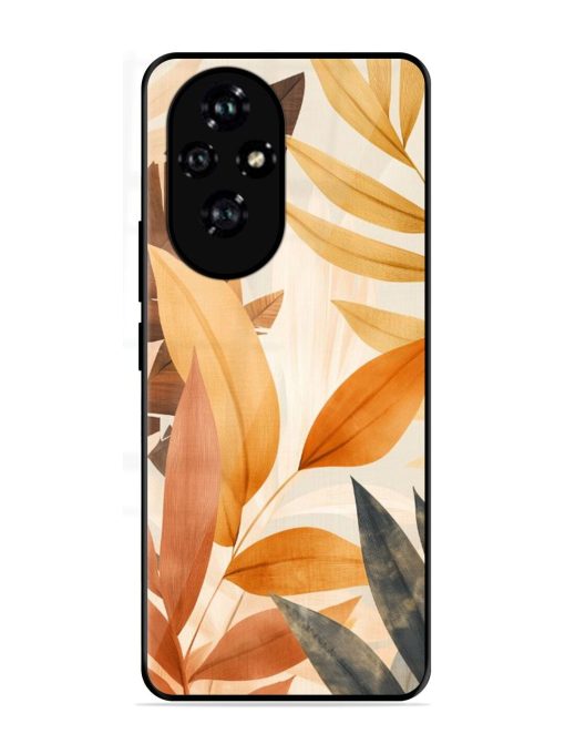 Earthy Elegance Glossy Soft Edge Case for Honor 200 Pro (5G)