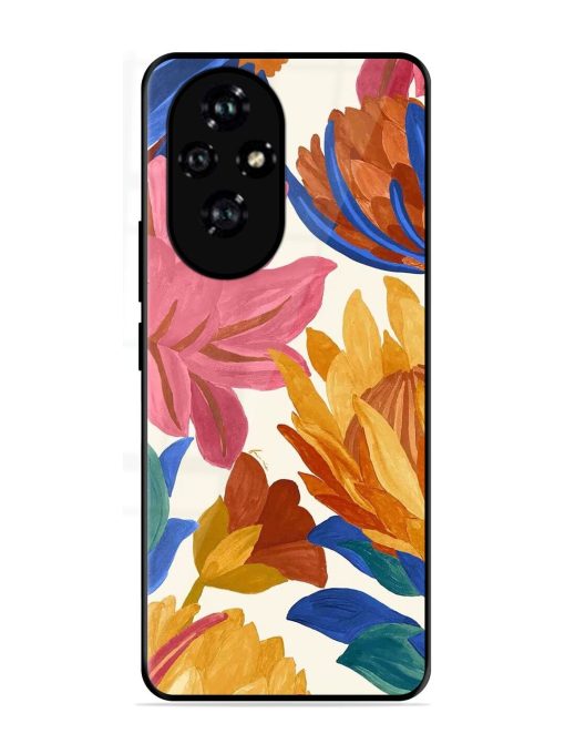 Blooming Tapestry Glossy Soft Edge Case for Honor 200 Pro (5G)