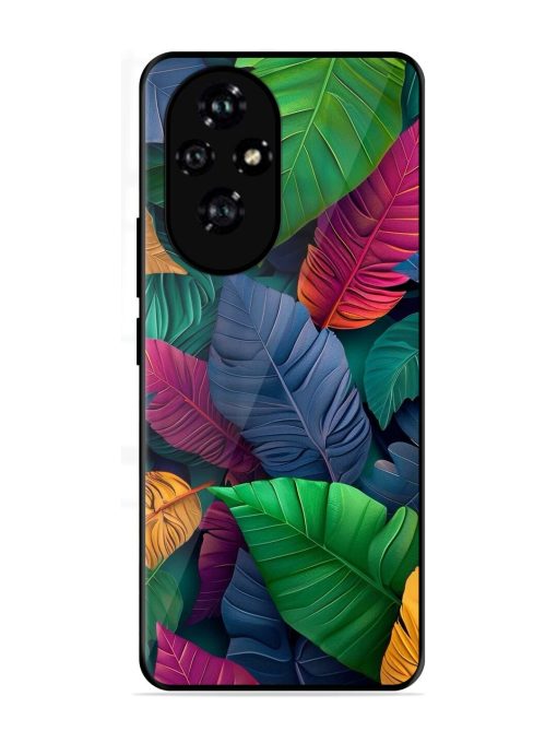 Tropical Tapestry Glossy Soft Edge Case for Honor 200 Pro (5G)