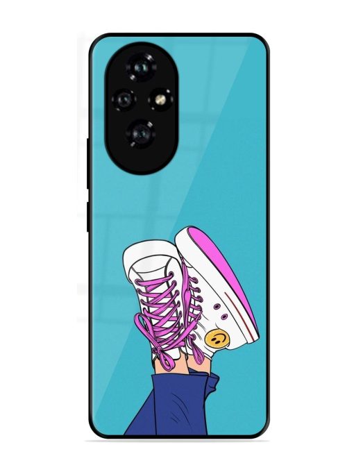 Kick Back And Chill Glossy Soft Edge Case for Honor 200 Pro (5G)
