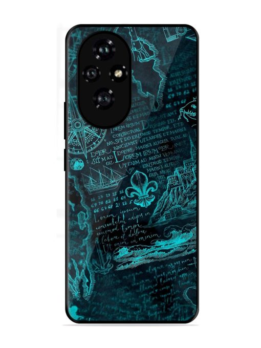 Nautical Notebook Glossy Soft Edge Case for Honor 200 Pro (5G)