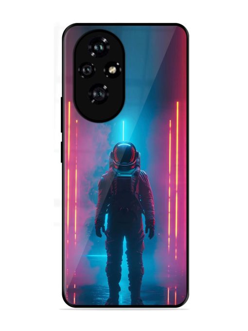 Neon Astronaut Glossy Soft Edge Case for Honor 200 Pro (5G)