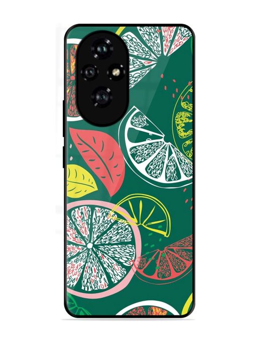 Citrus Symphony Glossy Soft Edge Case for Honor 200 Pro (5G)