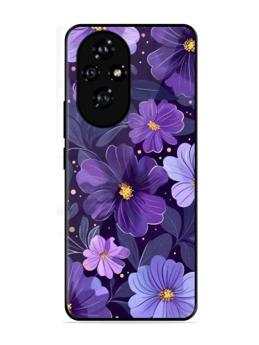 Purple Paradise Glossy Soft Edge Case for Honor 200 Pro (5G)