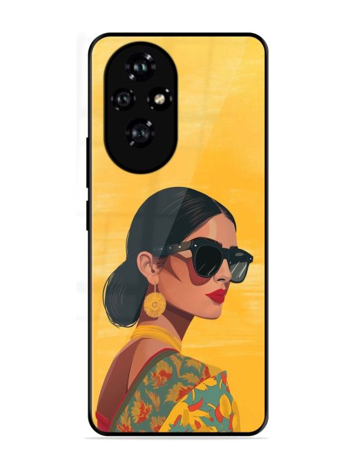 Neon Nightscape Glossy Soft Edge Case for Honor 200 Pro (5G)