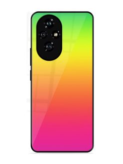 Rainbow Gradient Glossy Soft Edge Case for Honor 200 Pro (5G)