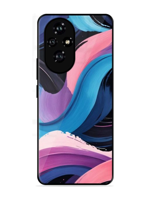 Whimsical Waves Glossy Soft Edge Case for Honor 200 Pro (5G)