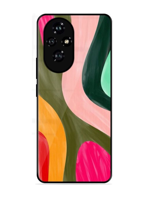 Wavy Wonderland Glossy Soft Edge Case for Honor 200 Pro (5G)