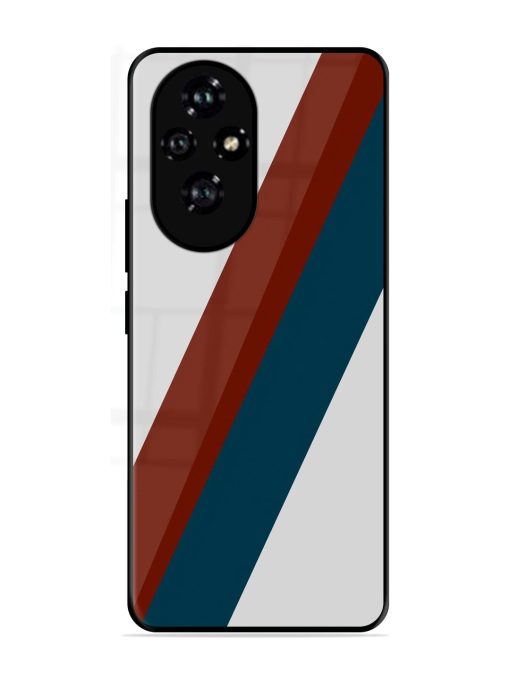 Slanted Stripes Glossy Soft Edge Case for Honor 200 Pro (5G)