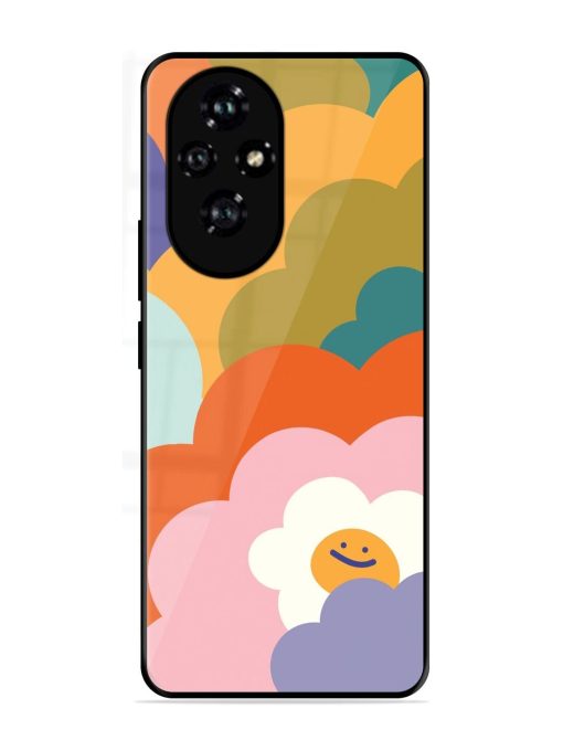 Happy Flower Power Glossy Soft Edge Case for Honor 200 Pro (5G)
