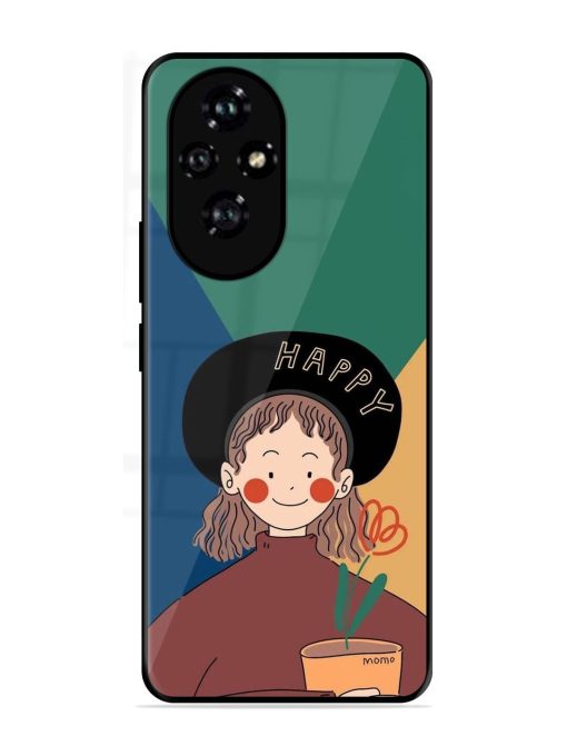 Happy Momo Glossy Soft Edge Case for Honor 200 Pro (5G)